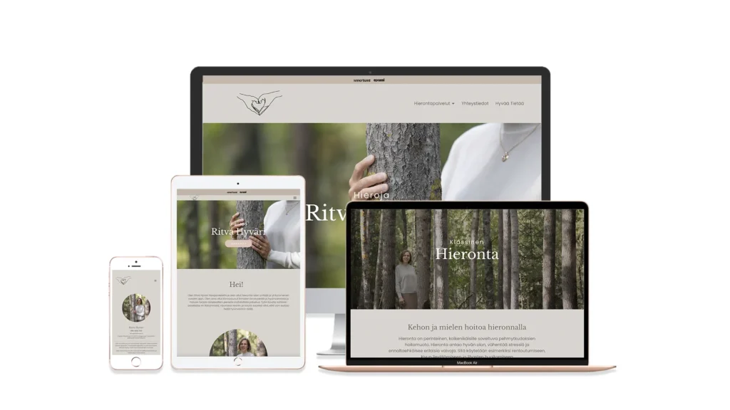 kotisivut hierojalle